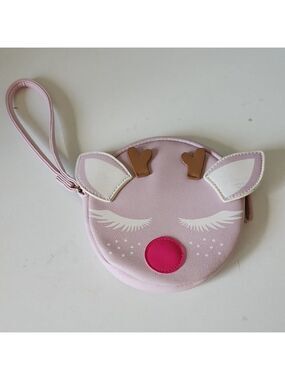 BETSEY JOHNSON | Luv Betsey Reindeer Wristlet pink